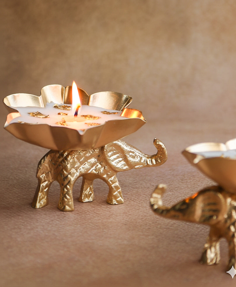 Set of two Gajraj scented candles