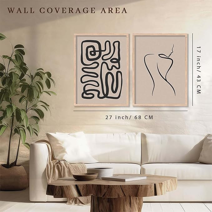 Wall painting set of 2