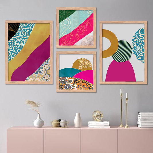 Wall Paintings set of 4