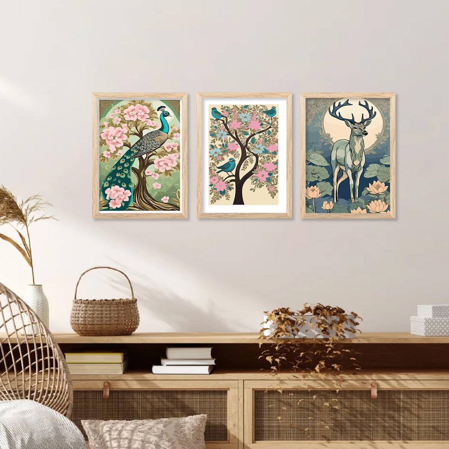 Traditional Wall Painting Set of 6