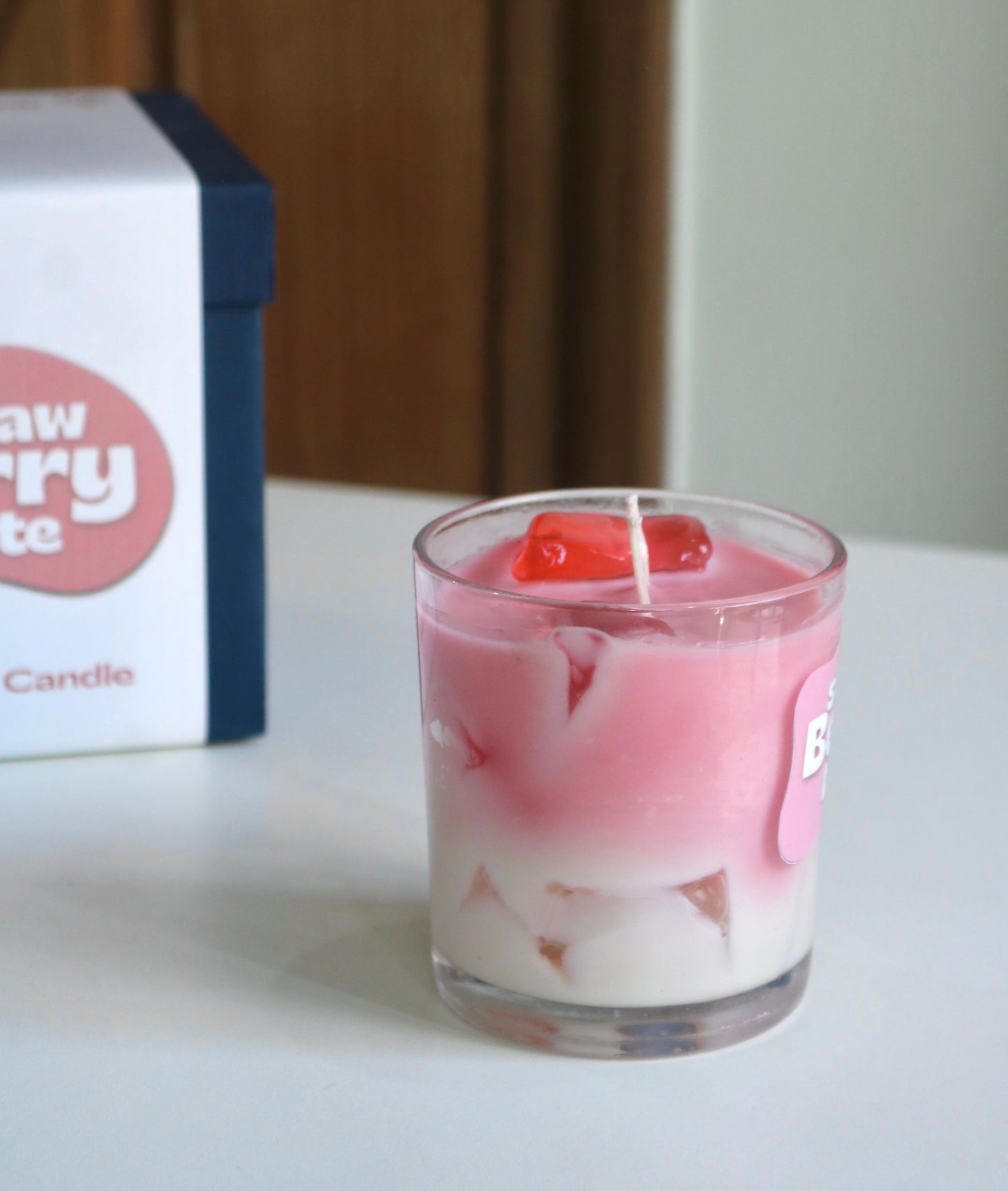 Strawberry Latte Candle