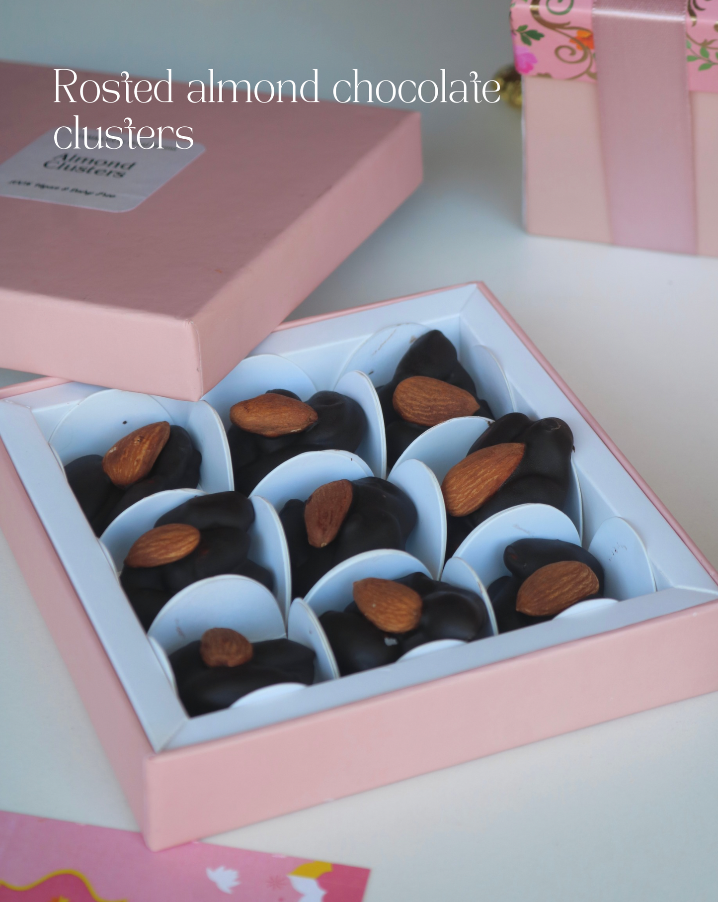 Festive Gift Hamper | Iced coffee Candle, Iced matcha Candle & Almond clusters
