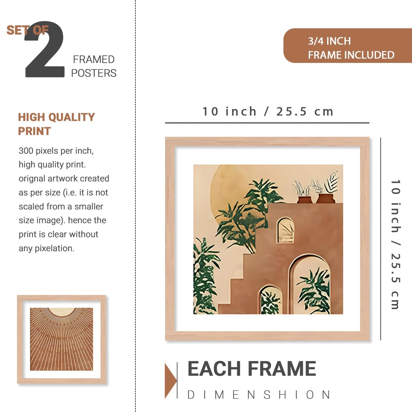 Morden art - Pack Of 4