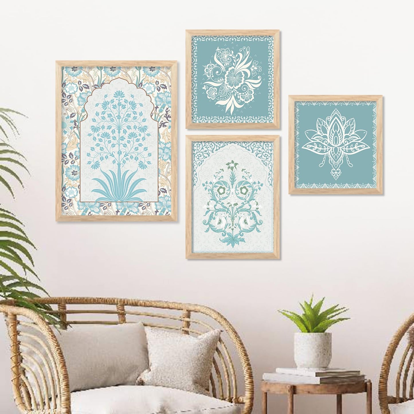 Wall Paintings Set of 4