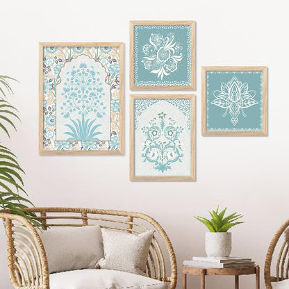 Wall Paintings Set of 4