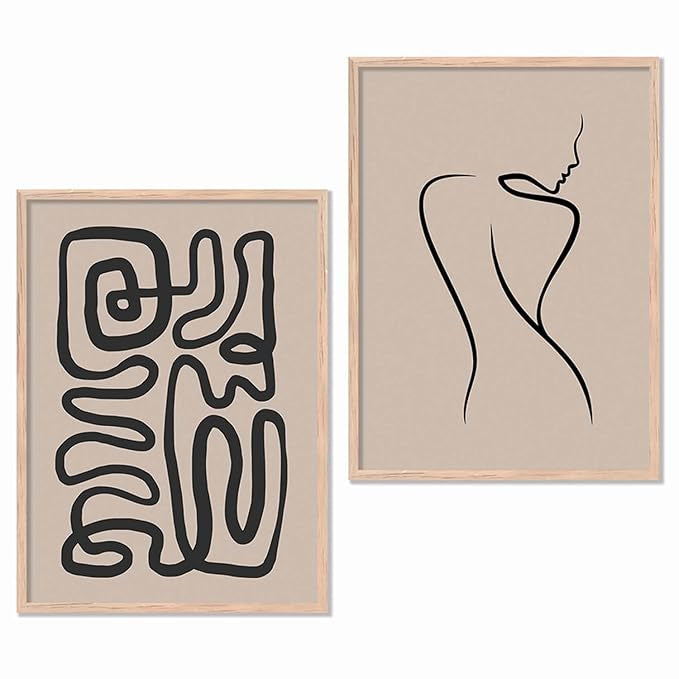 Wall painting set of 2