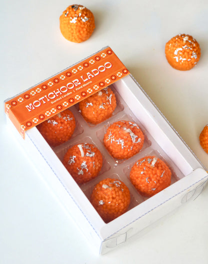 Ladoo scented candles- Box Of 6
