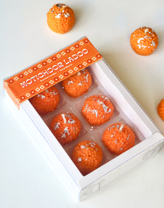Ladoo scented candles- Box Of 6