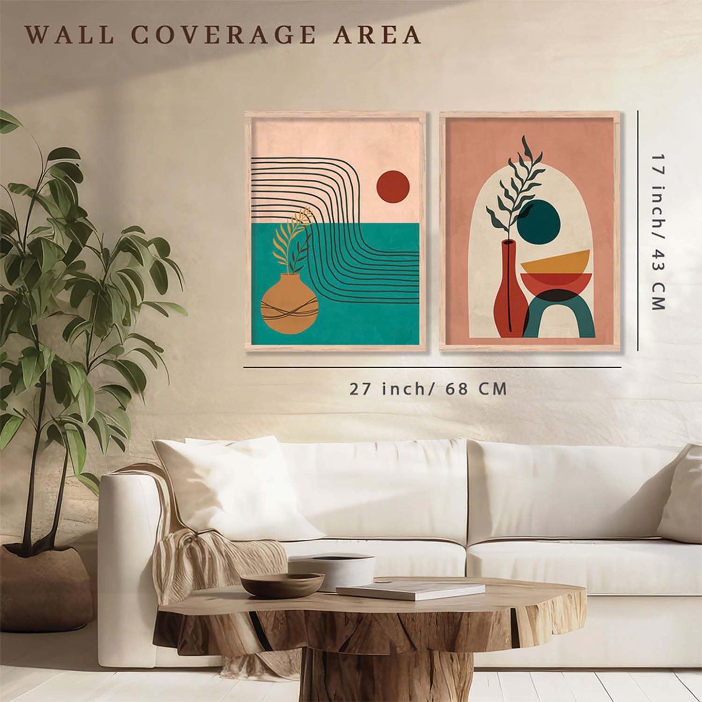 Wall Paintings set of 2