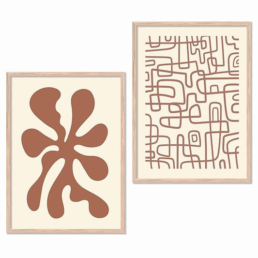 Wall painting set of 2