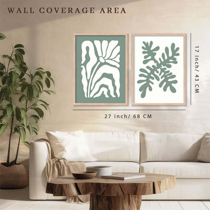 Wall painting set of 2