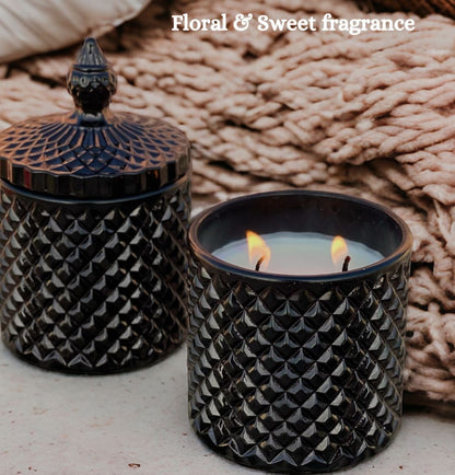 Black Crystal jar candle
