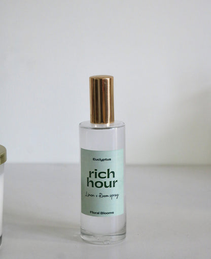 Eucalyptus Room Spray & Candle Set