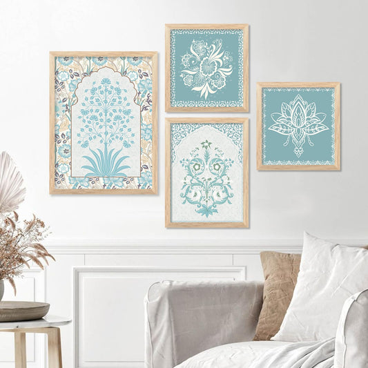 Wall Paintings Set of 4