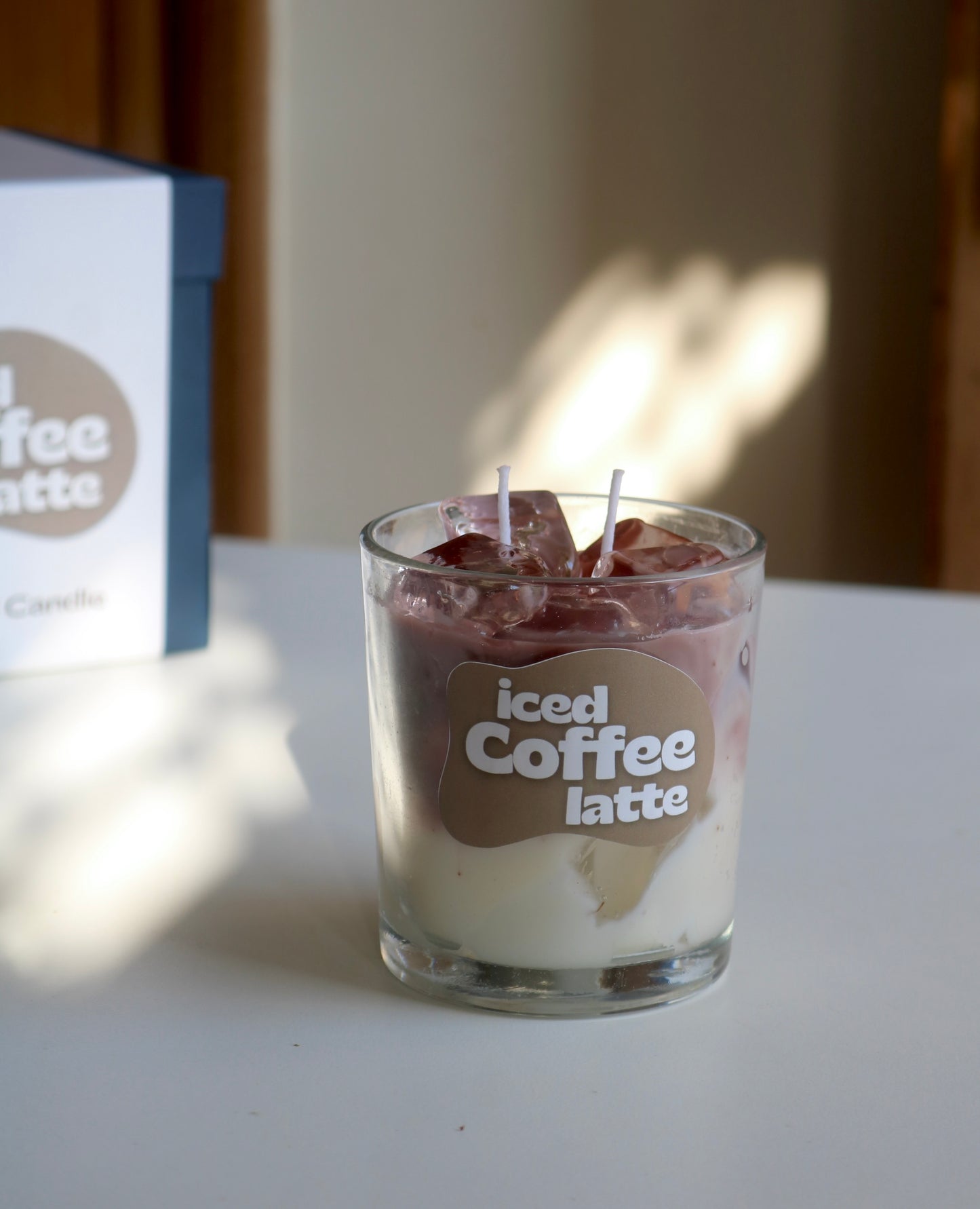Iced coffee latte candle, iced mocha candle, coffee candle, iced coffee candle 