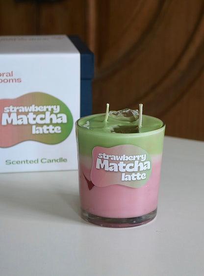 Strawberry Matcha Latte Candle