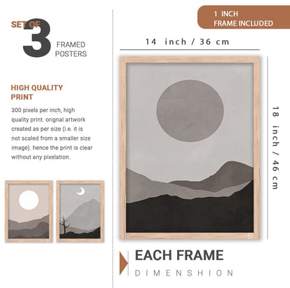 Wall painting Set of 3