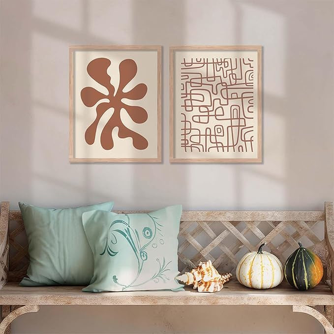 Wall painting set of 2