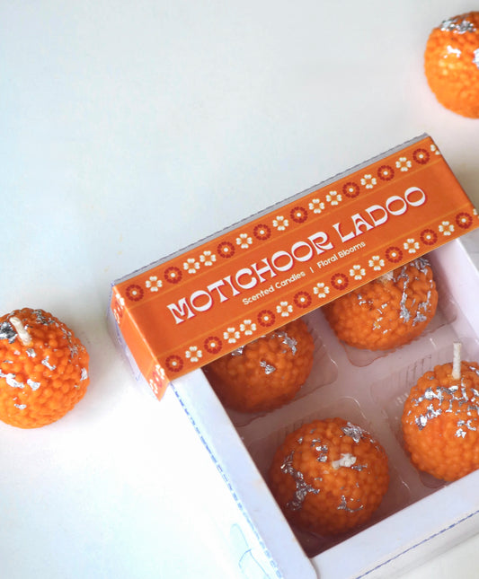 Ladoo scented candles- Box Of 4