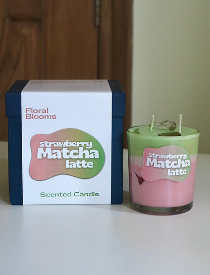 Strawberry Matcha Latte Candle